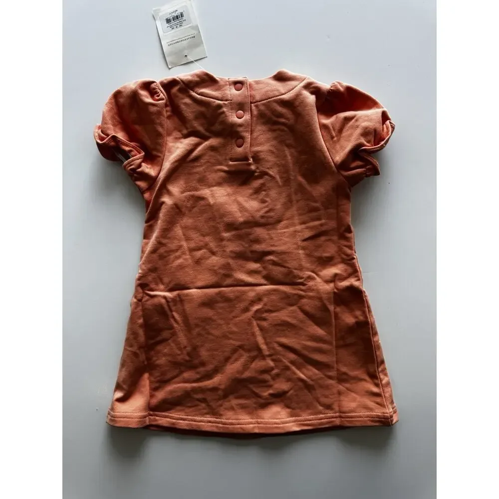 Beaufort Bonnet Short Sleeve Eliza's Applique Dress 2T